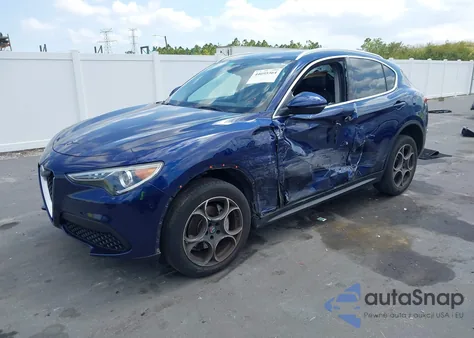 2018 Alfa Romeo Stelvio Ti Awd z USA, uszkodzony, nr VIN ZASFAKBN3J7B81008